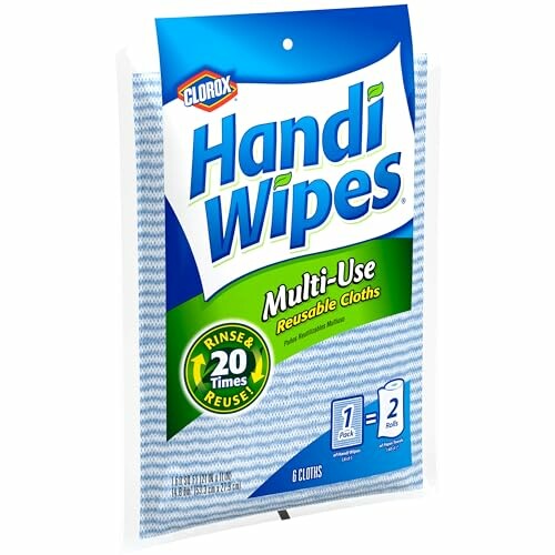 Clorox Handi Wipes Multi-Use Reusable Cloths packaging