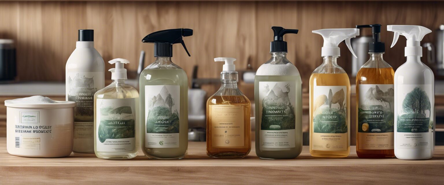 Various ethical cleaning products