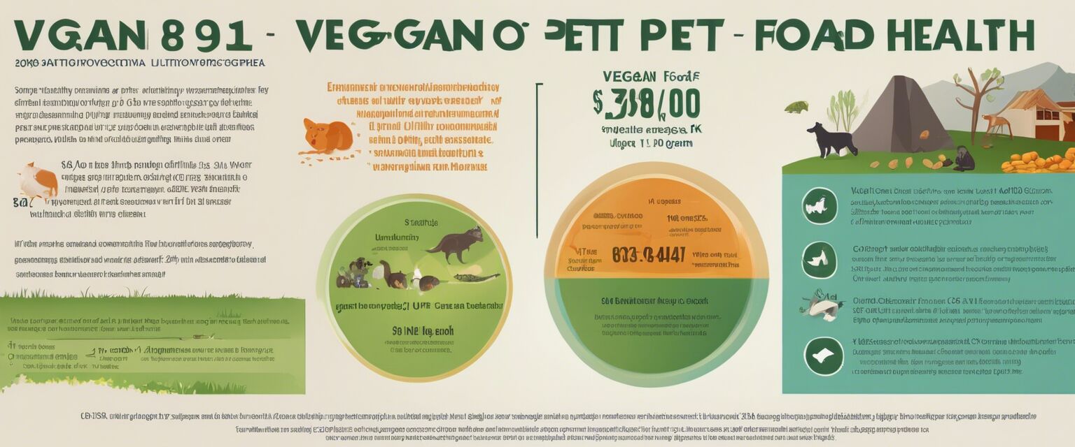 Vegan pet food infographic